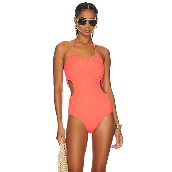 Ulla Johnson Mabel One Piece Swimsuit in Plumeria Size Medium - Picture 1 of 7